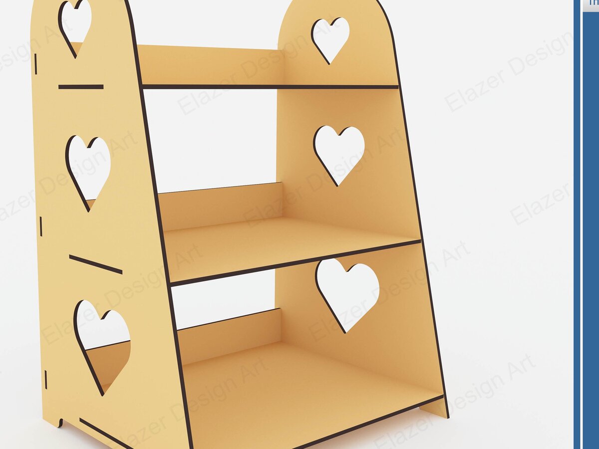 Intra απο ξύλο plywood 3mm-4mm πάχος - Εμφάνιση βάσης 3 ραφιού   Cut Laser Δίασταση 250x200 cm INTRAFABR-72392276