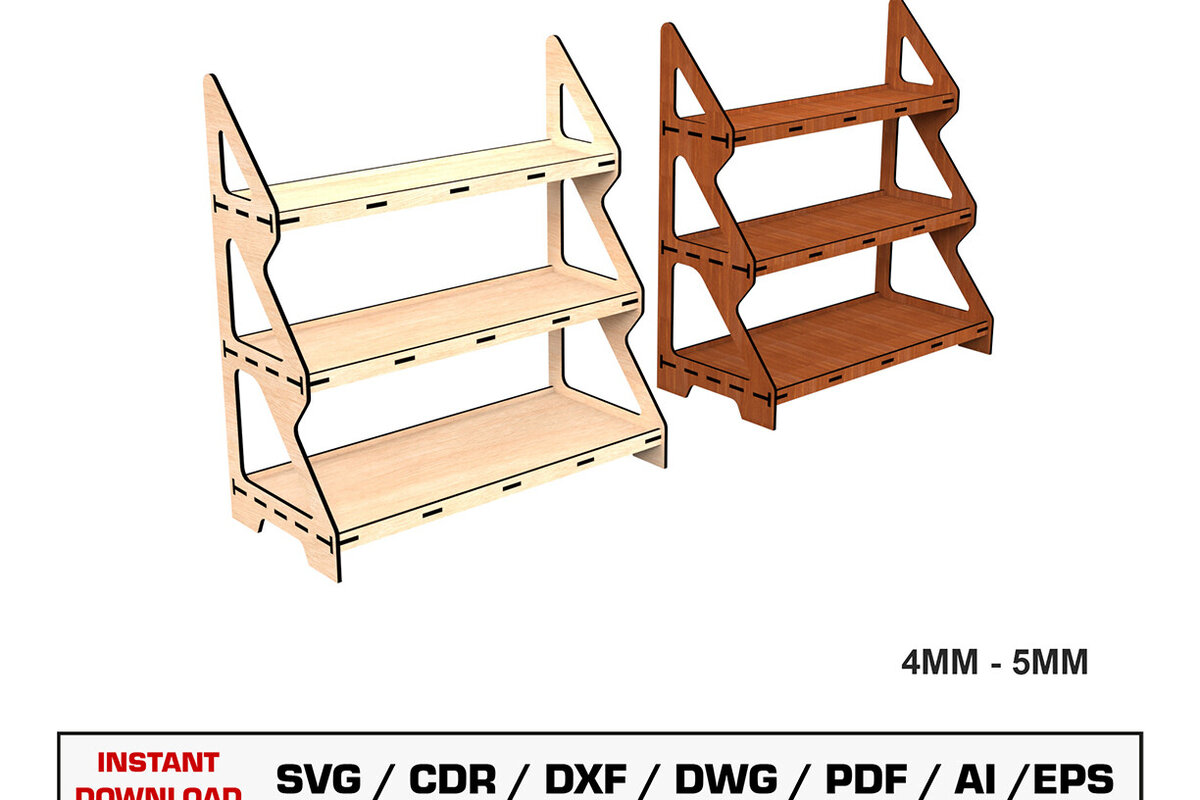 Intra απο ξύλο plywood 3mm-4mm πάχος - Εμφάνιση υ κοπής με λέιζερ βάσης, ράφι Δίασταση 30x20 cm INTRAFABR-108594590