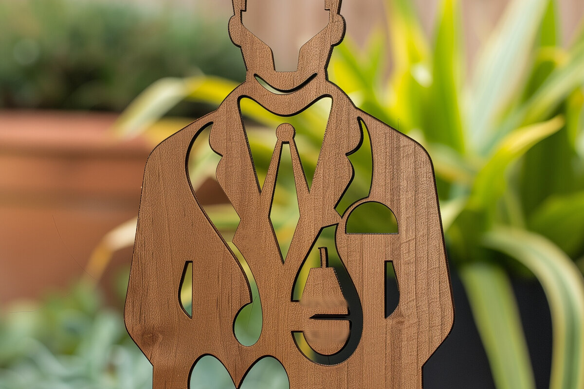 Σετ των 2 Intra απο ξύλο plywood 3mm-4mm πάχος - Ο γιατρός υπογράφει Laser Cut  Design Δίασταση 30x20 cm INTRAFABR-99681693