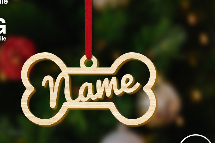 Σετ των 3 Intra απο ξύλο plywood 3mm-4mm πάχος - Χριστουγεννιάτικο διακοσμητικό αεροπλάνο από κόκαλο σκύλου Δίασταση 6x2 cm INTRAFABR-69556120