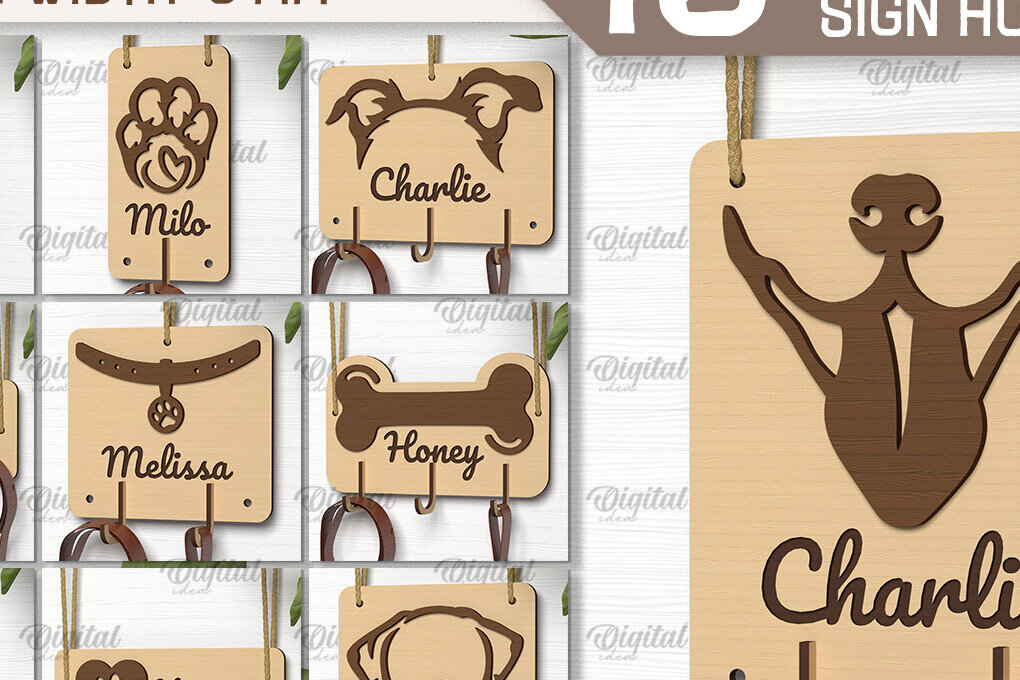 Intra απο ξύλο plywood 3mm-4mm πάχος - Δέσμη κοπής λέιζερ με λουριά σκύλου Δίασταση 30x20 cm INTRAFABR-102600715