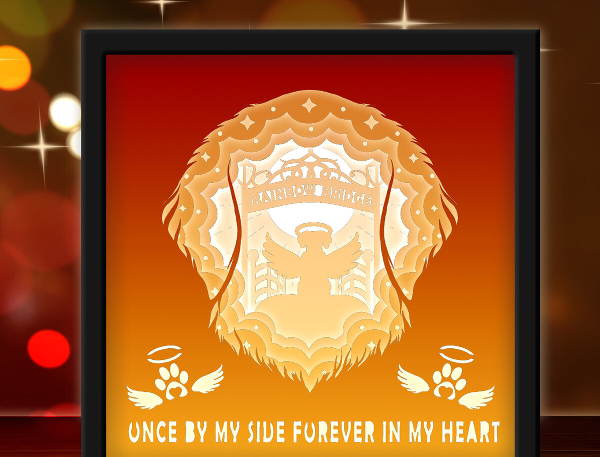 Σετ των 2 Intra απο ξύλο plywood 3mm-4mm πάχος - Μνημείο σκύλου Δίασταση 20x20 cm INTRAFABR-27964126