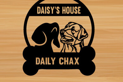 Intra απο ξύλο plywood 3mm-4mm πάχος -  κοπής με λέιζερ τέχνης μεταλλικής διακόσμησης τοίχου Dog Δίασταση 40x50 cm INTRAFABR-74783113