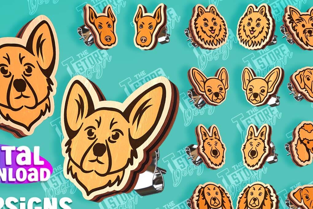 Σετ των 3 Intra απο ξύλο plywood 3mm-4mm πάχος - Πακέτο σχεδίασης σκουλαρίκια σκουλαρίκια | CNC Δίασταση 3x3 cm INTRAFABR-96201299