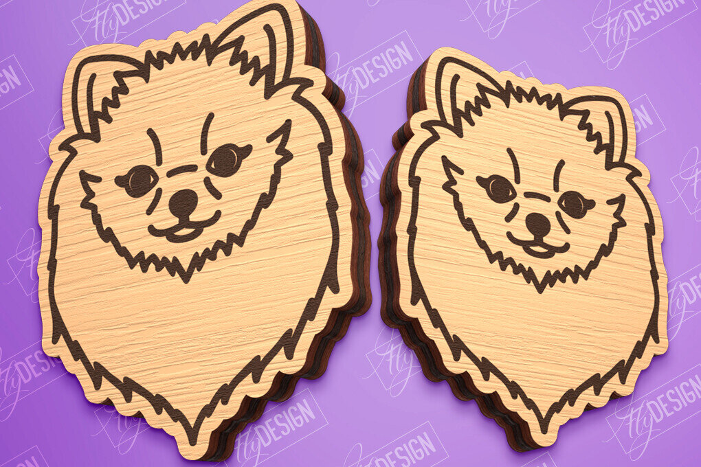 Σετ των 3 Intra απο ξύλο plywood 3mm-4mm πάχος - Πρότυπο σκουλαρίκια σκουλαρίκια κοπής με λέιζερ Δίασταση 3x3 cm INTRAFABR-96135724