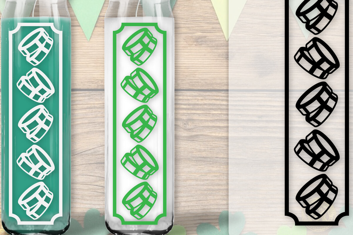 Σετ των 2 Intra απο ξύλο plywood 3mm-4mm πάχος - Περιτύλιγμα κεριού δέντρου Dollar Δίασταση 20x20 cm INTRAFABR-117786026