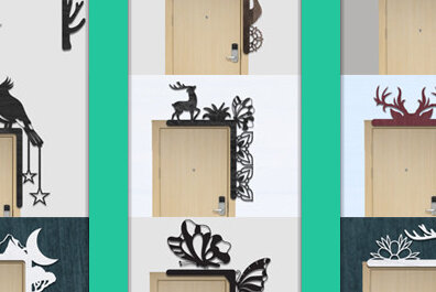 Intra απο ξύλο plywood 3mm-4mm πάχος - Δέσμη  με γωνιακή  πόρτας Δίασταση 40x50 cm INTRAFABR-70005671