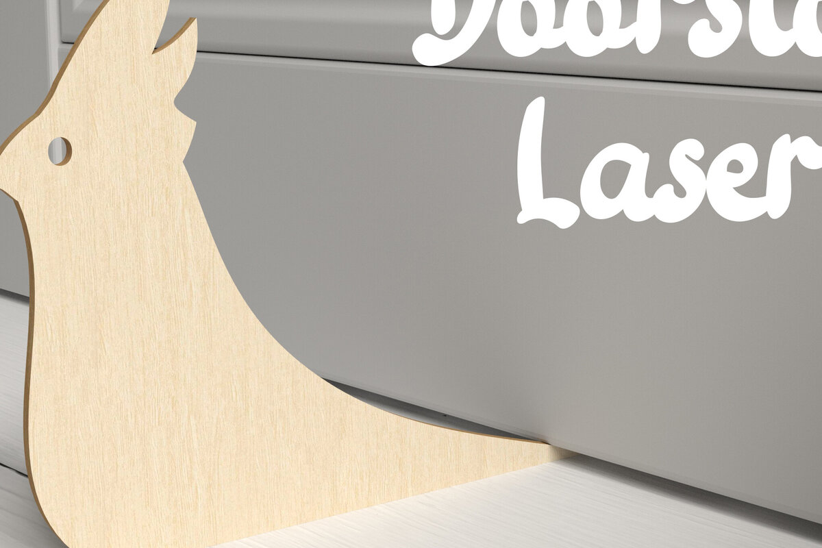 Intra απο ξύλο plywood 3mm-4mm πάχος - Doorstops . Διακόσμηση σπιτιού Doorstop Δίασταση 30x20 cm INTRAFABR-81488370