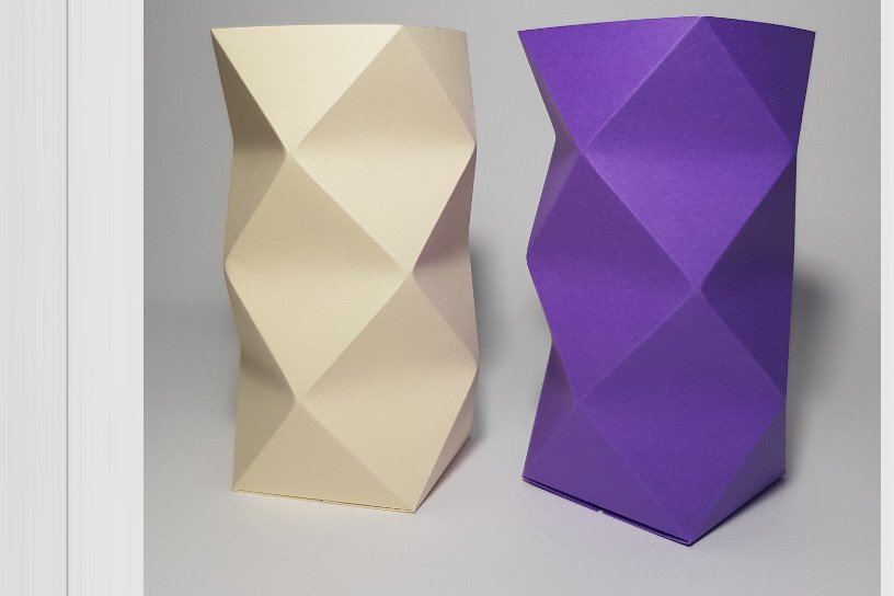 Σετ των 2 Intra απο ξύλο plywood 3mm-4mm πάχος - Πρότυπο διπλού διαμαντιού λουλουδιού Nr 2 Δίασταση 20x20 cm INTRAFABR-44276215