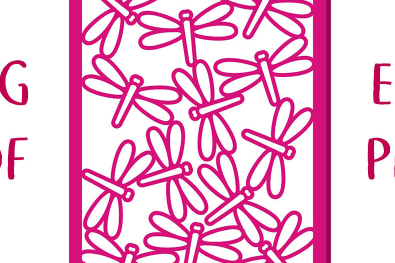 Σετ των 3 Intra απο ξύλο plywood 3mm-4mm πάχος -  αποκοπής  Card Dragonfly Days Δίασταση 7x5 cm INTRAFABR-13721061