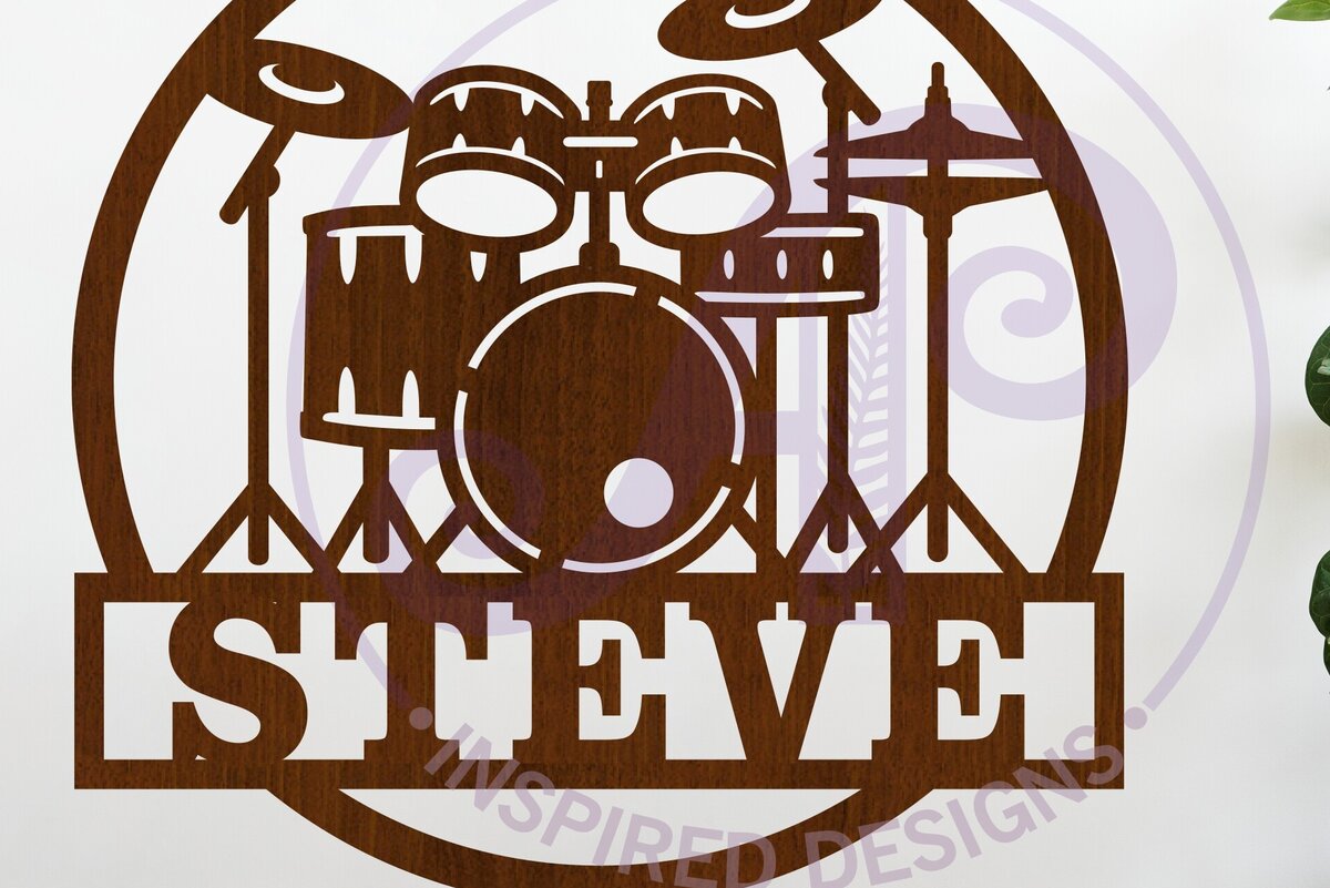 Intra απο ξύλο plywood 3mm-4mm πάχος - Κιτ τυμπάνων με όνομα επιτοίχιο σημάδι Δίασταση 30x20 cm INTRAFABR-120311957