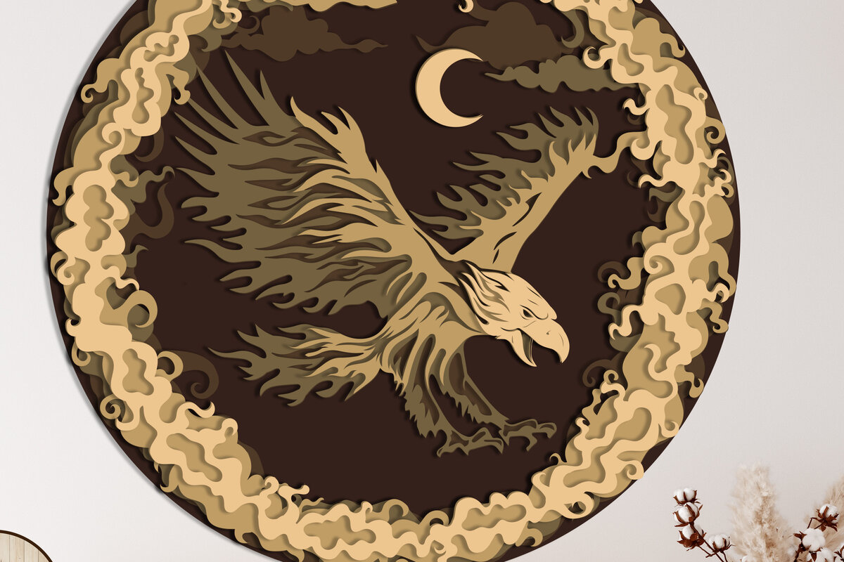 Σετ των 2 Intra απο ξύλο plywood 3mm-4mm πάχος - Eagle - 4η ΙΟΥΛΙΟΥ Πολυστρωματικά Αποκομμένα Αρχεία Δίασταση 7x19 cm INTRAFABR-12990297