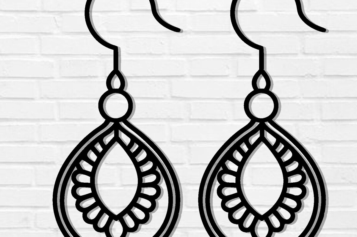 Σετ των 3 Intra απο ξύλο plywood 3mm-4mm πάχος - Σκουλαρίκι Laser Cut File, Σκουλαρίκι  Δίασταση 3x3 cm INTRAFABR-115913481