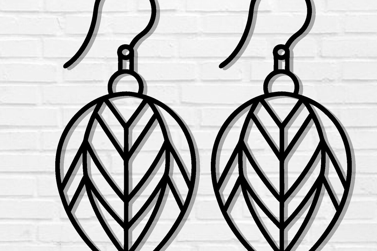 Σετ των 3 Intra απο ξύλο plywood 3mm-4mm πάχος - Σκουλαρίκι Laser Cut File, Σκουλαρίκι  Δίασταση 3x3 cm INTRAFABR-115913880