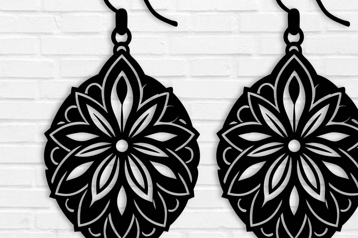 Σετ των 3 Intra απο ξύλο plywood 3mm-4mm πάχος - Σκουλαρίκι Laser Cut  Δίασταση 3x3 cm INTRAFABR-109631130