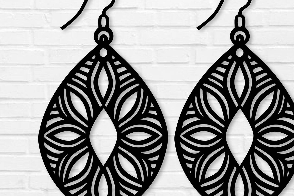 Σετ των 3 Intra απο ξύλο plywood 3mm-4mm πάχος - Σκουλαρίκια Μεταλλικά Αρχεία Τέχνης Τοίχου με Λέιζερ Δίασταση 3x3 cm INTRAFABR-109721417