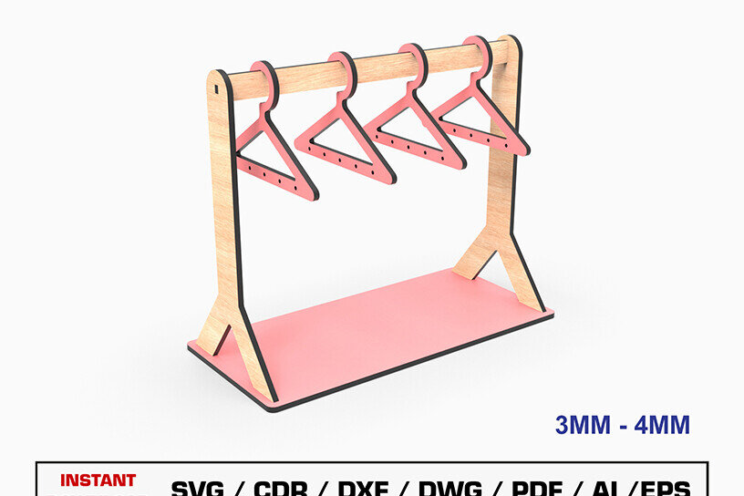 Σετ των 3 Intra απο ξύλο plywood 3mm-4mm πάχος -  κοπής με λέιζερ βάση σκουλαρικιού Δίασταση 3x3 cm INTRAFABR-105142515