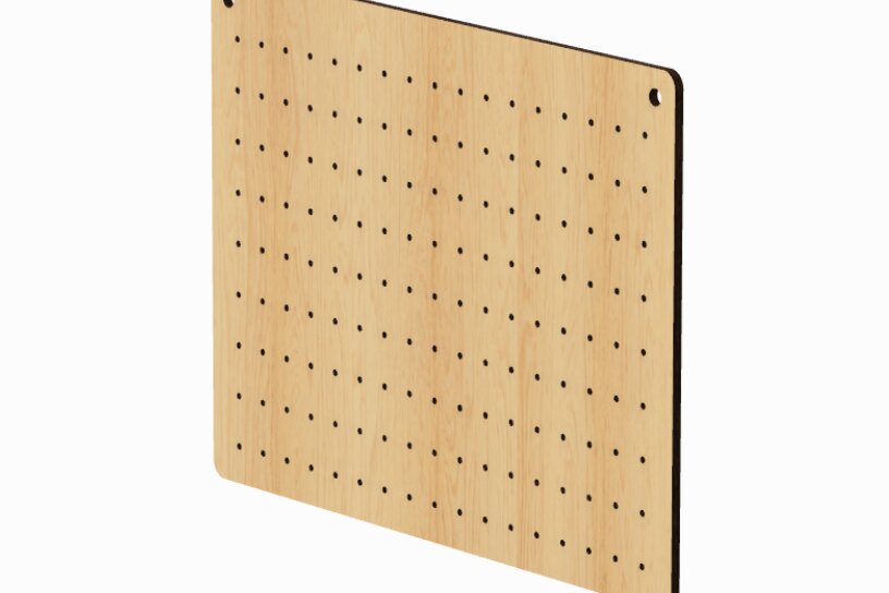 Σετ των 2 Intra απο ξύλο plywood 3mm-4mm πάχος - Κρεμάστρα τοίχου σκουλαρικιού  κοπής με λέιζερ  Δίασταση 19x15 cm INTRAFABR-117140642