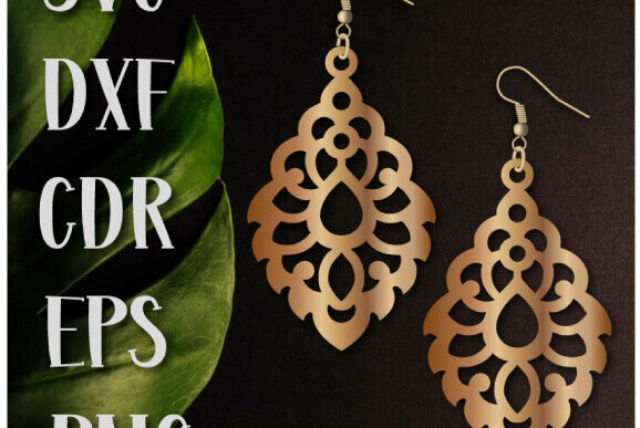 Σετ των 3 Intra απο ξύλο plywood 3mm-4mm πάχος - Σκουλαρίκια Laser Cut Files, Earrings  Δίασταση 3x3 cm INTRAFABR-98593443