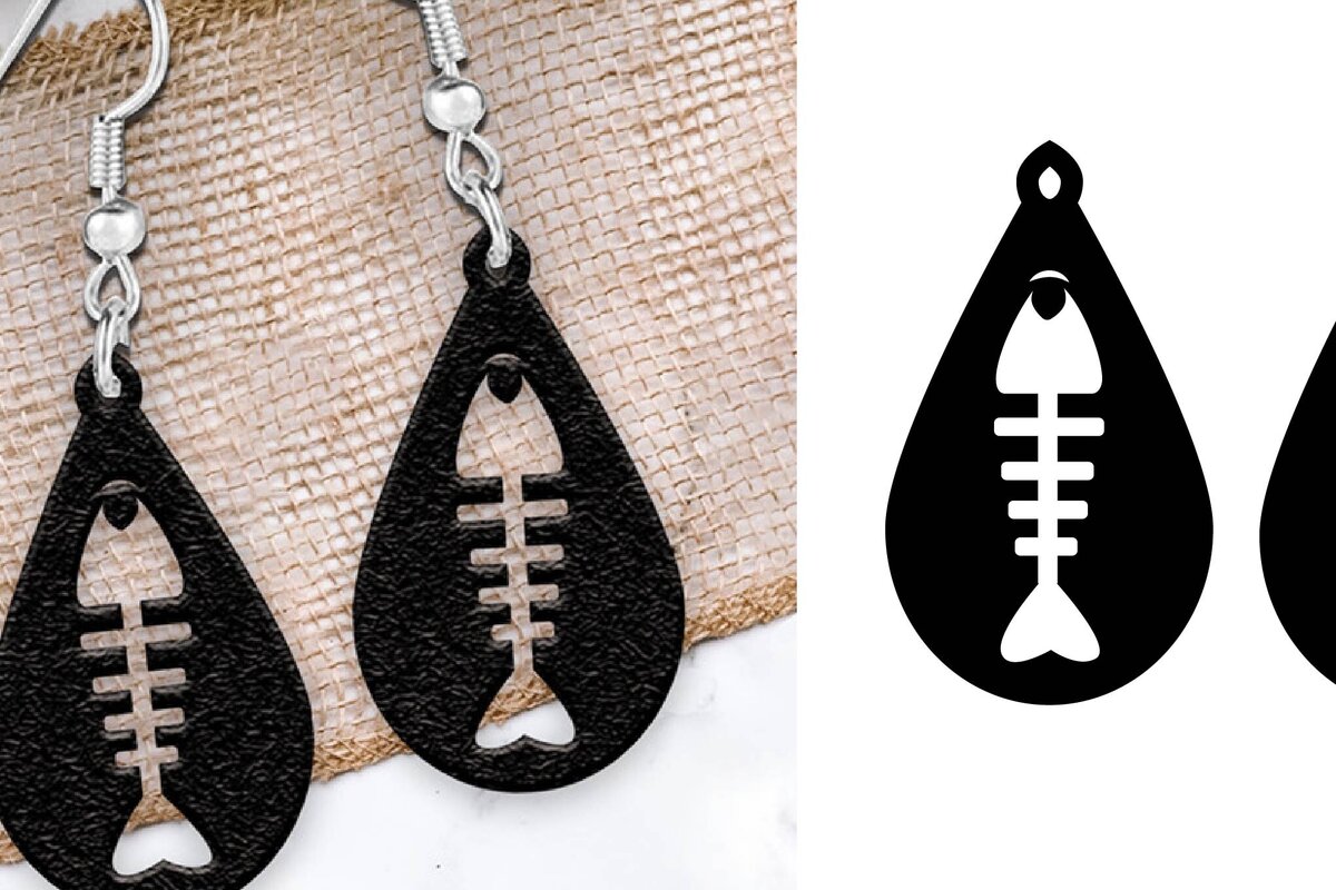 Σετ των 3 Intra απο ξύλο plywood 3mm-4mm πάχος - Σκουλαρίκια Laser cut. Σκουλαρίκια απόκριες. Δίασταση 3x3 cm INTRAFABR-105668908