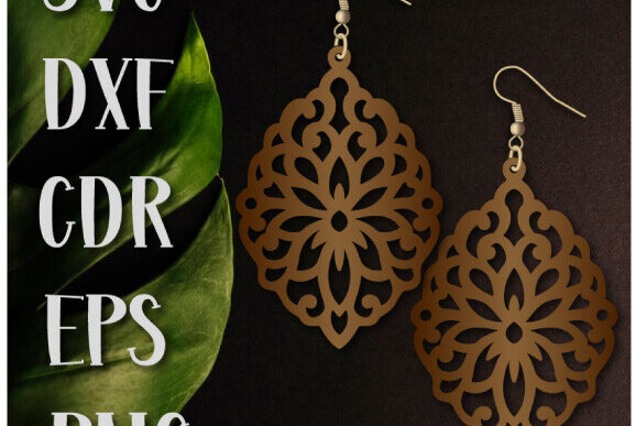 Σετ των 3 Intra απο ξύλο plywood 3mm-4mm πάχος - Σκουλαρίκια , Κρεμαστά σκουλαρίκια Laser Cut Δίασταση 3x3 cm INTRAFABR-100544592