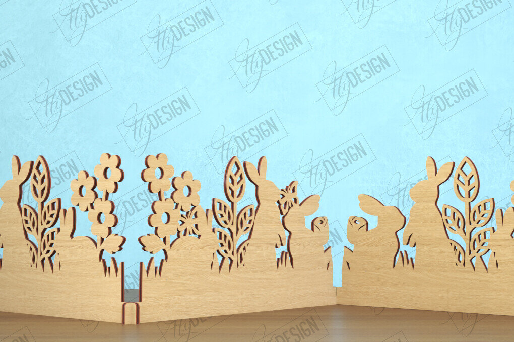 Σετ των 2 Intra απο ξύλο plywood 3mm-4mm πάχος - Πασχαλινή πινακίδα ακορντεόν | Καλό Πάσχα Δίασταση 15x15 cm INTRAFABR-118277458