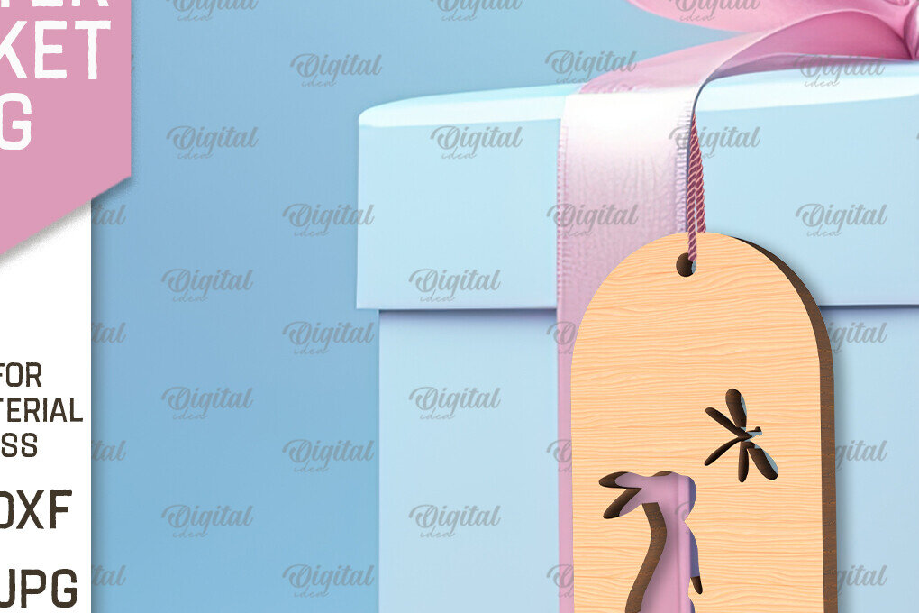 Σετ των 2 Intra απο ξύλο plywood 3mm-4mm πάχος - Πασχαλινό καλάθι Ετικέτα . Πασχαλινή  Δίασταση 15x15 cm INTRAFABR-91680531