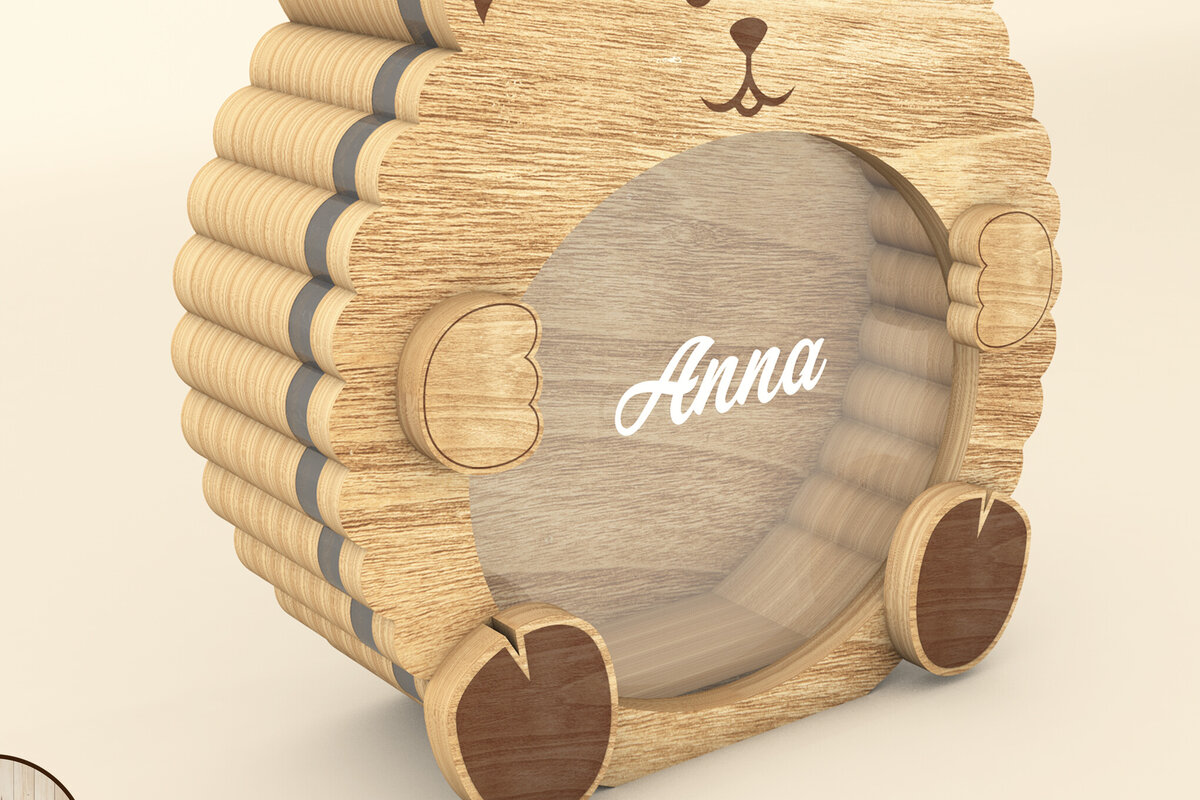 Σετ των 3 Intra απο ξύλο plywood 3mm-4mm πάχος - Πρότυπο κουτιού καραμέλας για το Πάσχα Δίασταση 9x9 cm INTRAFABR-115534423