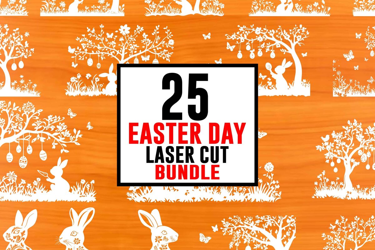 Σετ των 3 Intra απο ξύλο plywood 3mm-4mm πάχος - Πασχαλινό Μπάνι Οικογενειακή Σιλουέτα Πακέτο Δίασταση 4x4 cm INTRAFABR-117695643