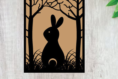 Intra απο ξύλο plywood 3mm-4mm πάχος - μεταλλικού τοίχου με ταμπέλα Πάσχα Δίασταση 40x50 cm INTRAFABR-91388433