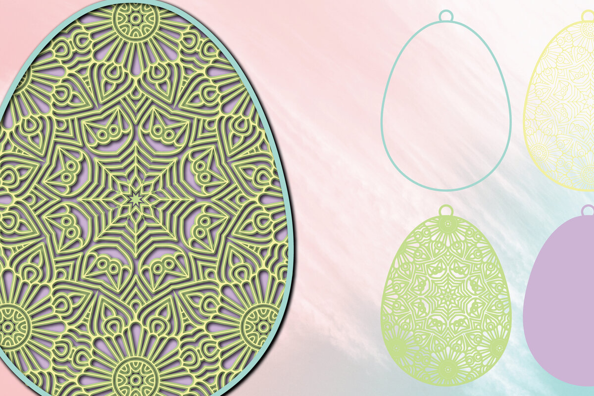 Intra απο ξύλο plywood 3mm-4mm πάχος -  3D Paper Cut  για την Ημέρα του Πάσχα Δίασταση 1200x1200 cm INTRAFABR-25265748