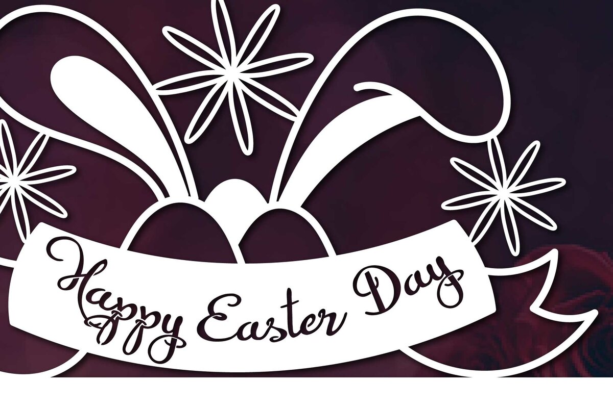 Σετ των 2 Intra απο ξύλο plywood 3mm-4mm πάχος - Πινακίδα καλωσορίσματος για την ημέρα του Πάσχα Laser Cut  Δίασταση 15x15 cm INTRAFABR-60445460