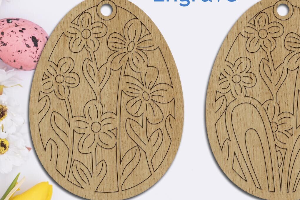 Intra απο ξύλο plywood 3mm-4mm πάχος - Πασχαλινών αυγών, Ετικέτα δώρου για το Πάσχα Δίασταση 30x20 cm INTRAFABR-89697913