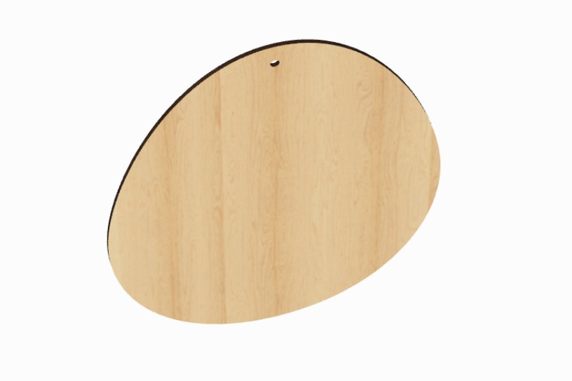 Intra απο ξύλο plywood 3mm-4mm πάχος - Αρχεία  κοπής με λέιζερ Πασχαλινό αυγό Δίασταση 23x29 cm INTRAFABR-117680815