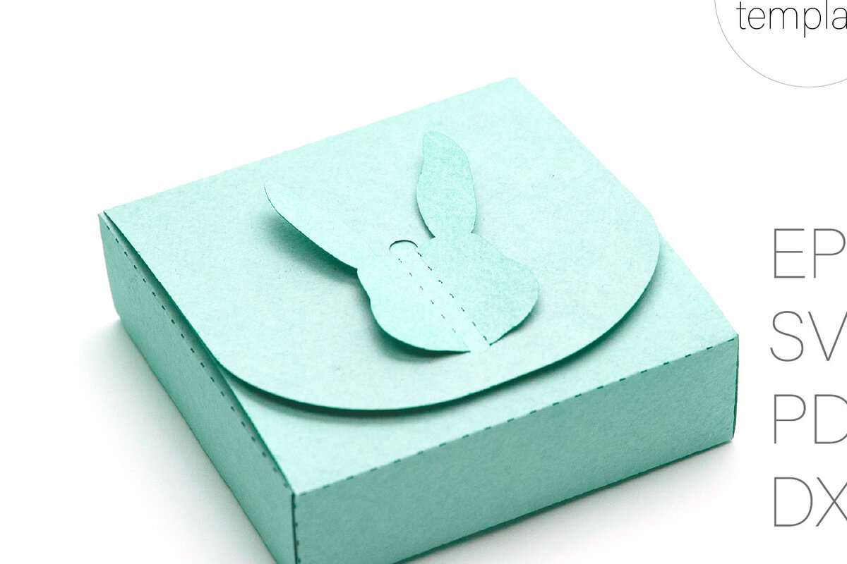 Σετ των 3 Intra απο ξύλο plywood 3mm-4mm πάχος - Κουτί δώρου για το Πάσχα Δίασταση 20x20 cm INTRAFABR-24651628