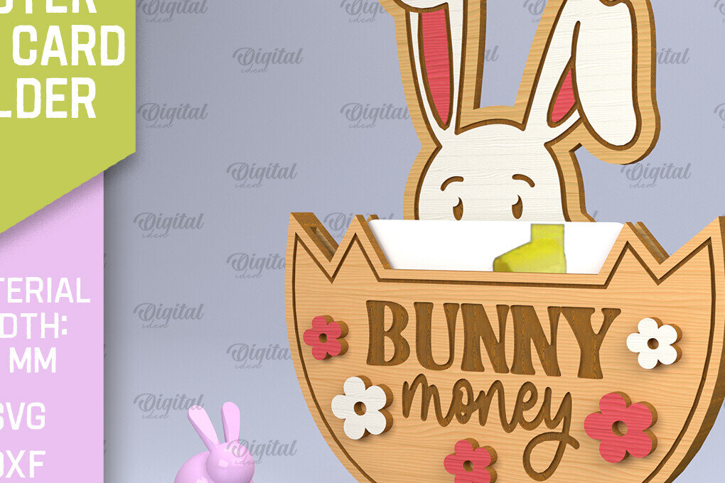 Σετ των 2 Intra απο ξύλο plywood 3mm-4mm πάχος - Θήκη Πασχαλινής Δωροθήκης Laser Cut Δίασταση 15x15 cm INTRAFABR-90350075