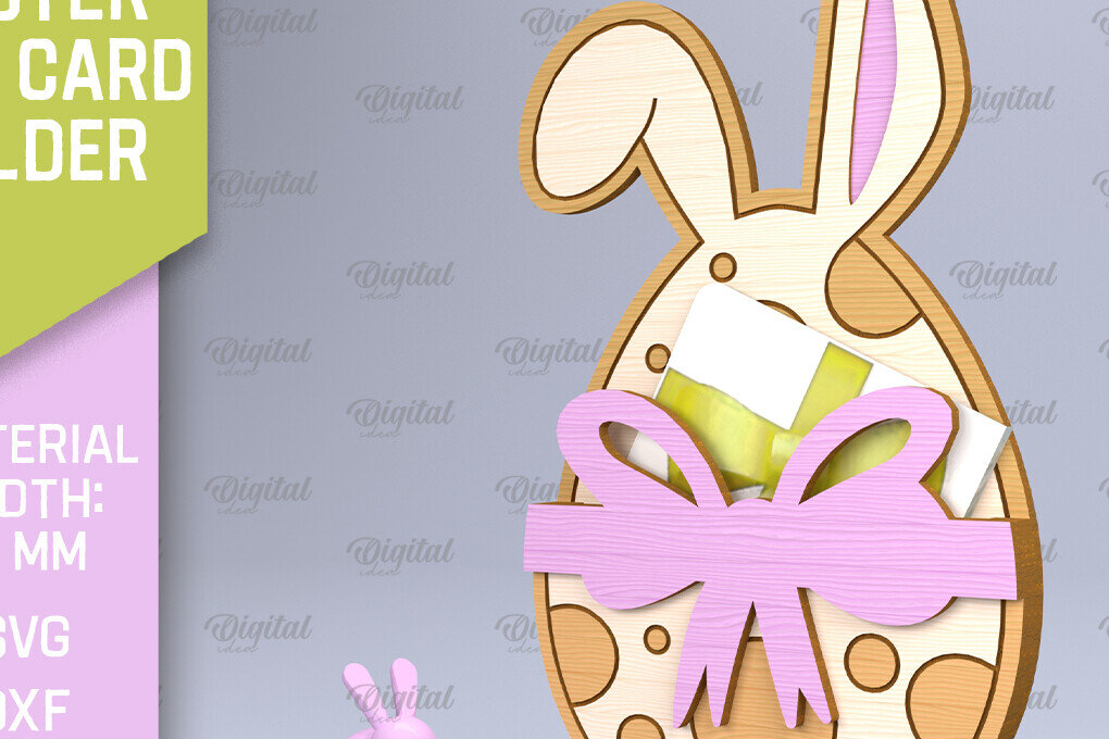 Σετ των 2 Intra απο ξύλο plywood 3mm-4mm πάχος - Θήκη Πασχαλινής Δωροθήκης Laser Cut Δίασταση 15x15 cm INTRAFABR-90349960