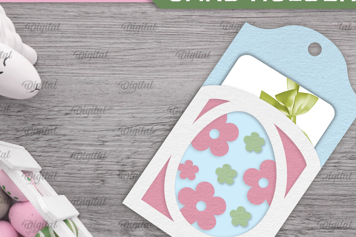 Σετ των 2 Intra απο ξύλο plywood 3mm-4mm πάχος - Πασχαλινή κάρτα δώρου Ετικέτα Laser cut Δίασταση 15x15 cm INTRAFABR-92463743