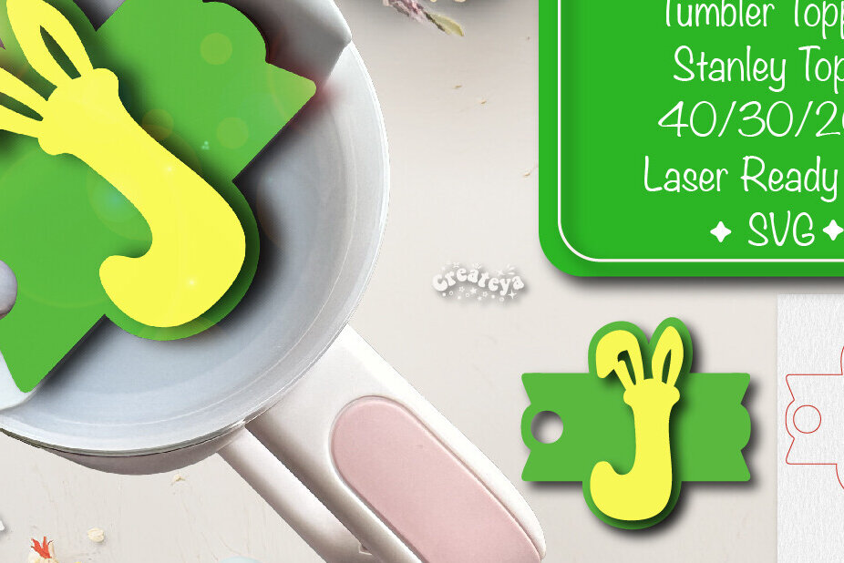 Σετ των 2 Intra απο ξύλο plywood 3mm-4mm πάχος - Πάσχα Glowforge Stanley Topper  Δίασταση 15x15 cm INTRAFABR-92832033