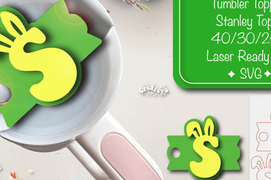 Σετ των 3 Intra απο ξύλο plywood 3mm-4mm πάχος - Πάσχα Glowforge Stanley Topper  Δίασταση 15x15 cm INTRAFABR-92833614