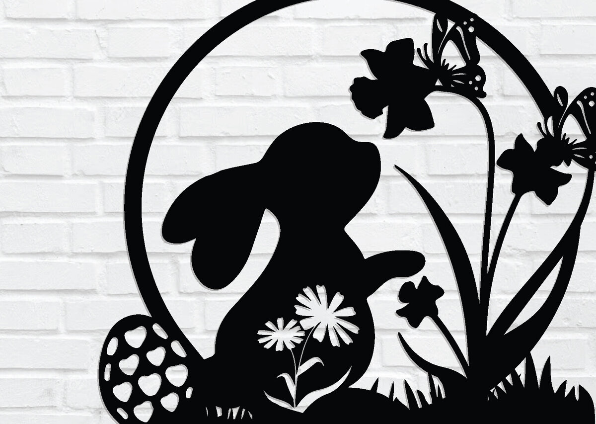 Σετ των 3 Intra απο ξύλο plywood 3mm-4mm πάχος - Πασχαλινή μεταλλική πινακίδα,  κοπής με λέιζερ τοίχου Δίασταση 4x4 cm INTRAFABR-90073308