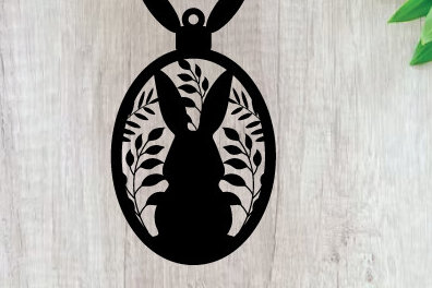 Intra απο ξύλο plywood 3mm-4mm πάχος - Πασχαλινή Μεταλλική Τέχνη Τοίχου  Κοπής με Λέιζερ Δίασταση 40x50 cm INTRAFABR-91918216