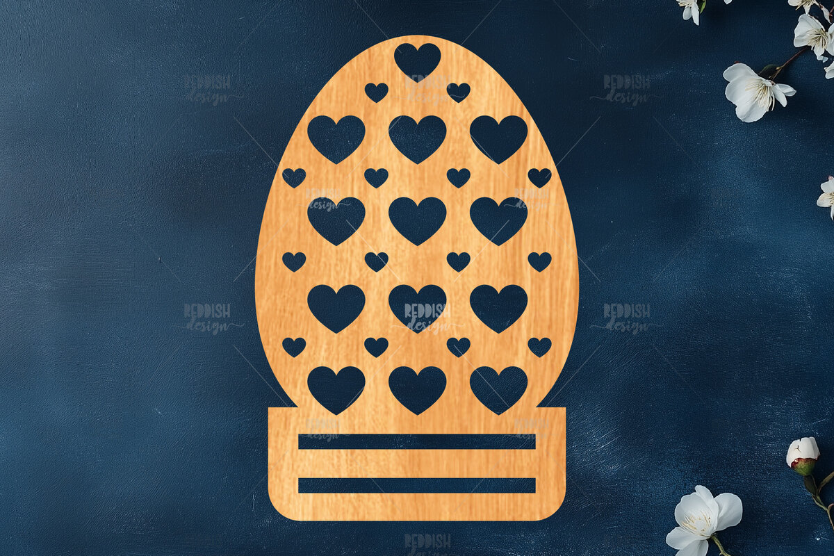 Σετ των 2 Intra απο ξύλο plywood 3mm-4mm πάχος - Πασχαλινό κλιπ χρημάτων Laser Cut  Δίασταση 15x15 cm INTRAFABR-117800416