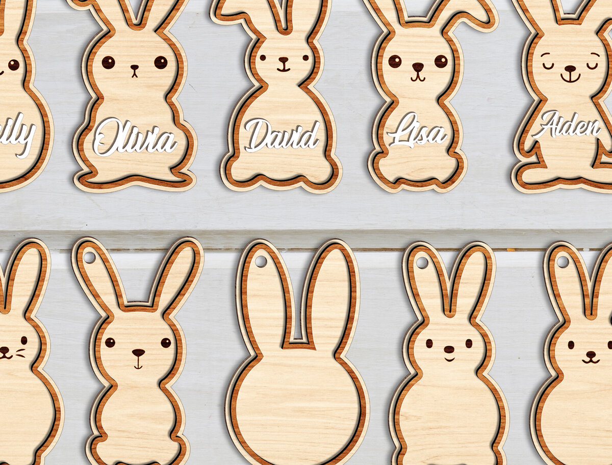 Intra απο ξύλο plywood 3mm-4mm πάχος -  Λέιζερ Πασχαλινής Ετικέτας Δίασταση 30x20 cm INTRAFABR-117923742