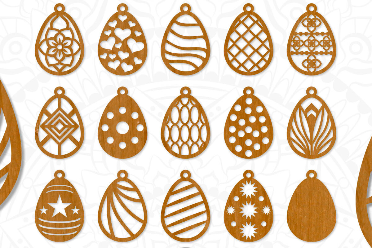 Σετ των 3 Intra απο ξύλο plywood 3mm-4mm πάχος - Πασχαλινά Στολίδια, Πασχαλινές Ετικέτες Δίασταση 6x6 cm INTRAFABR-92990030