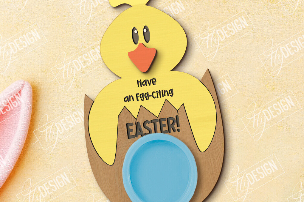 Σετ των 2 Intra απο ξύλο plywood 3mm-4mm πάχος - Δωροκάρτα Πασχαλινής Ζύμης |  CNC Δίασταση 15x15 cm INTRAFABR-117707971