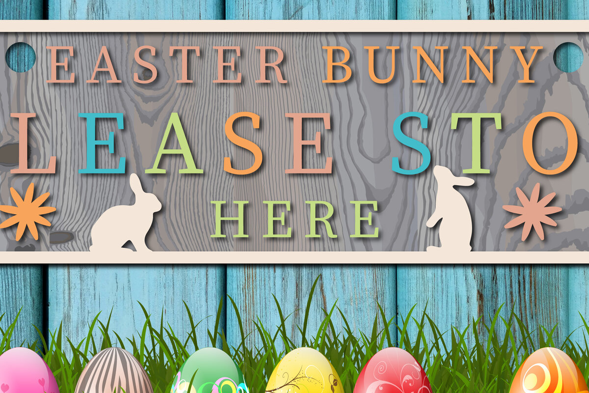 Σετ των 2 Intra απο ξύλο plywood 3mm-4mm πάχος - Πασχαλινή πινακίδα καλωσορίσματος για διακόσμηση πόρτας  Δίασταση 15x15 cm INTRAFABR-25466275