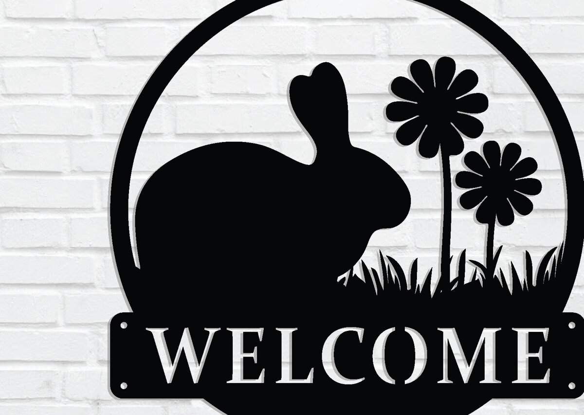 Σετ των 3 Intra απο ξύλο plywood 3mm-4mm πάχος - Πασχαλινή επιγραφή καλωσορίσματος, μεταλλική τέχνη τοίχου, DXF Δίασταση 4x4 cm INTRAFABR-90072570