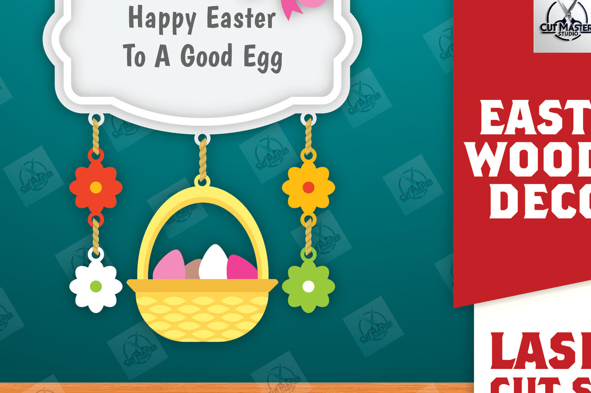 Σετ των 3 Intra απο ξύλο plywood 3mm-4mm πάχος - Πασχαλινή Ξύλινη Διακόσμηση Laser Cut  Δίασταση 15x15 cm INTRAFABR-117492125