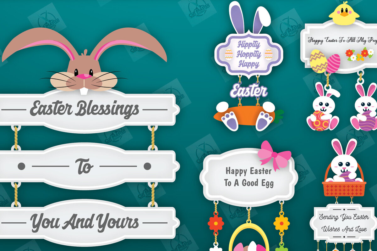 Σετ των 2 Intra απο ξύλο plywood 3mm-4mm πάχος - Πασχαλινή Ξύλινη Διακόσμηση Πακέτο  Cut Laser Δίασταση 15x15 cm INTRAFABR-117492347